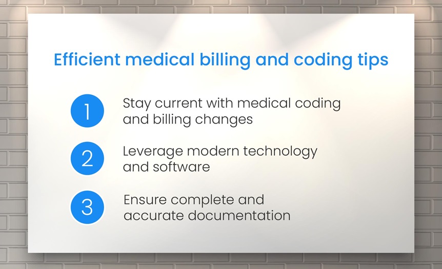 Efficient medical billing and coding tips